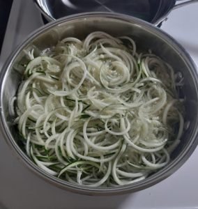 pasta de calabacín
